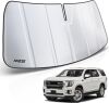 MZS Windshield Sun Shade Compatible with Suburban Tahoe Yukon Escalade 2021-2026 - Thumbnail 1