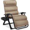 Oversized Zero Gravity Chair, Folding Outdoor Recliner w/ Removable Cushion - Thumbnail 1