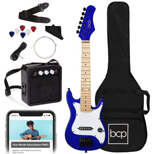 Kids Electric Guitar Beginner Starter Kit w/ 5W Amplifier - 30 in - Lot 785