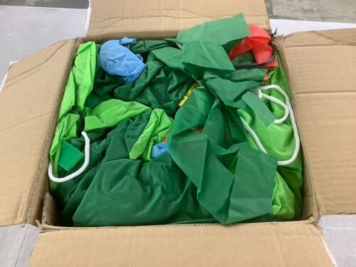 Inflatable Christmas Tree Outdoor Blow Up Decor w/ 10 LED Lights - 10ft - Lot 736