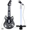 Kids Pretend Play Guitar Musical Instrument Toy w/ Microphone, Stand - 19in - Thumbnail 1