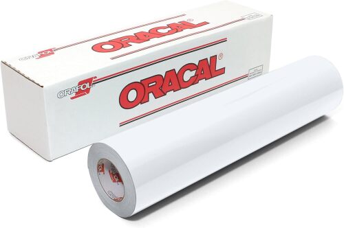 651 White Gloss Vinyl Roll – Durable Permanent Vinyl for Stickers, Decals & Crafting