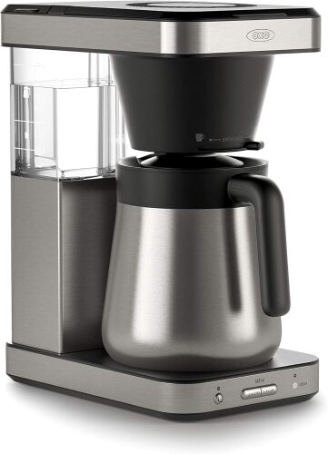 Brew 8-Cup Coffee Maker - Single-Serve & Carafe, Thermal Stainless Steel, SCA Certified