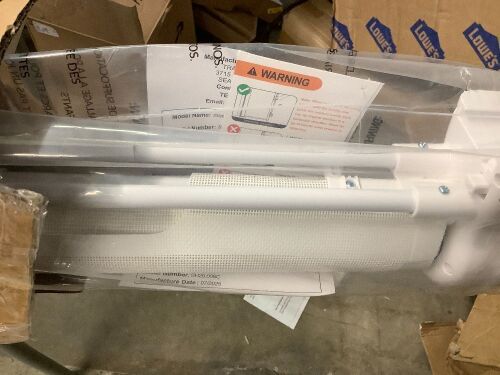 71" Retractable Baby Gates with Reinforced Strip Design to Prevent Crawling Through, 48" Extra Tall Retractable Gates, 5 FT Retractable Dog Gate for Stairs, Doorways, Hallways