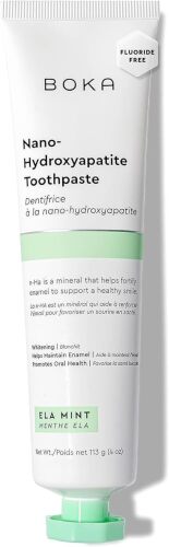 Fluoride Free Toothpaste, Nano Hydroxyapatite Toothpaste, Appropriate for Sensitive Teeth - for Adult Oral Care - Ela Mint Flavor, 4 Fl Oz 1Pk US Manufactured