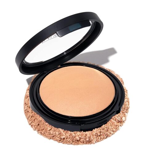 Baked Double Take Powder Foundation - Light - Buildable Medium to Full Coverage - Matte Finish