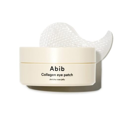 Collagen Peptide Eye Patches for Wrinkles & Fine Line with Jericho Rose Jelly, 60 Count, Korean Skin Care