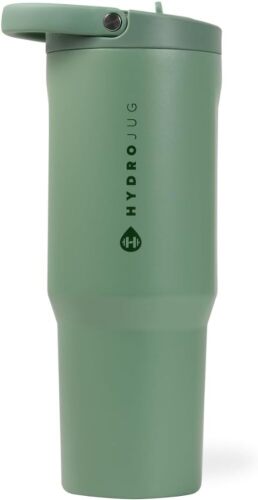 Stainless Steel Tumbler with Straw, Vacuum Insulated, 40oz Leakproof Water Bottle, Ergonomic Design, Reusable, Dishwasher Safe, Rubber Base, Durable for Gym or Outdoors