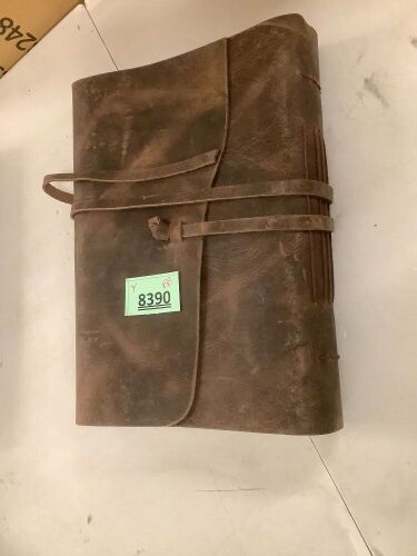 Suede Leather Bound Journal / Sketchbook