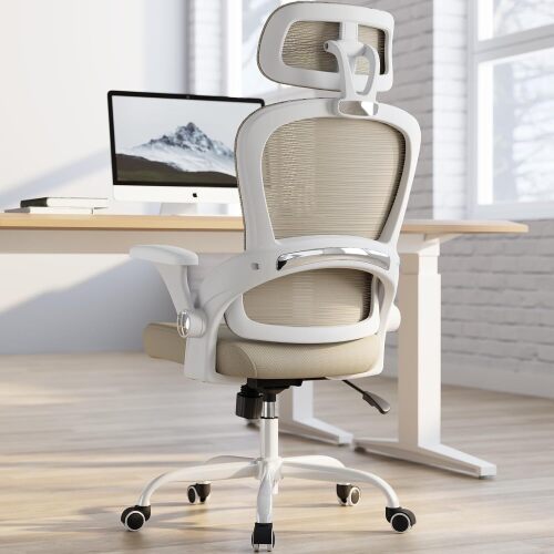 Office Chair - Ergonomic Office Chair with Back Support, Computer Chair - Home Office Desk Chairs, 330lbs Wide Seat Big and Tall Office Chairs with Headrest, Comfy Desk Chairs