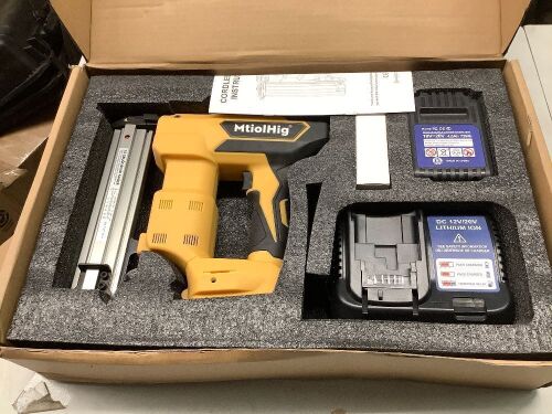 MtiolHig 18 Guage Cordless Brad Nailer, 20V Lithium-ion