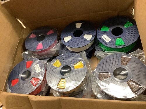 PETG 3D Printer Filament, 1KG, 1.75mm - Set of 6