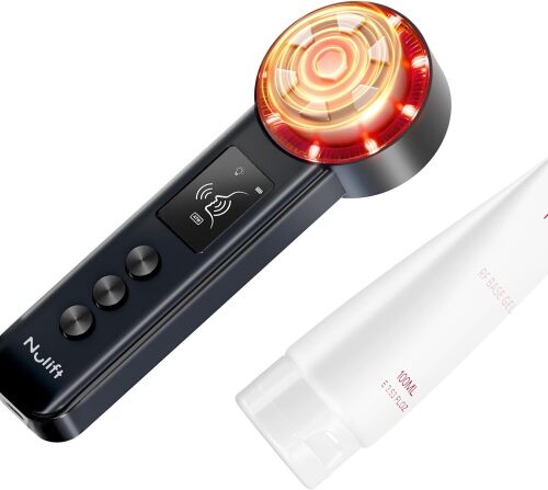 Radio-Frequency Skin Tightening Device | 6 in 1 Home-RF Face Beauty Device | Professional Facial Skin Tightening | Lifting | Wrinkle Reducing | Anti Aging | Depuff | Increase Absorption(with Gel)