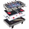 4-in-1 Multi Game Table Set w/ Air Hockey, Table Tennis, Billiards, Foosball - Thumbnail 1