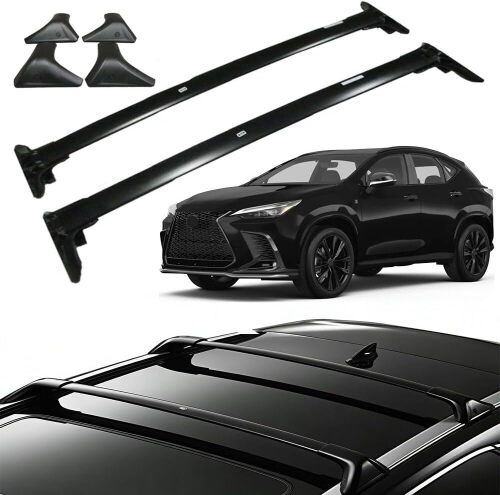 2Pcs Crossbars Roof Rack Aluminum Cross Bars Fit for 2022-2026 Lexus NX 350 - Lot 10092