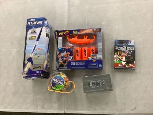 Lot of Toys & Trading Cards