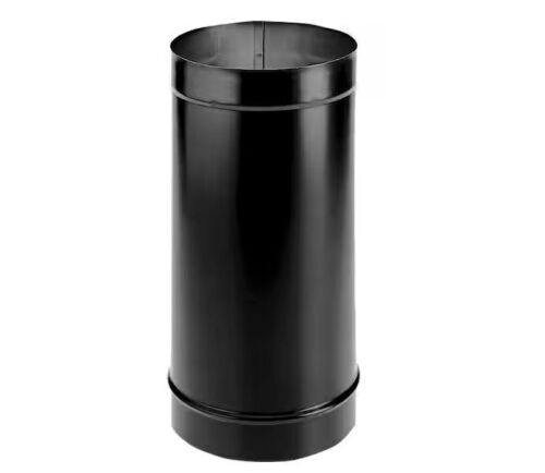 DuraVent DuraBlack Stove Pipe 6in. Diameter X 48in. Single Wall Black Stove Pipe