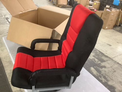 Gaming Floor Chair w/ 360-Degree Swivel, Armrest, Adjustable Backrest - Lot 642