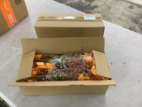 Lot of (2) Boxes of Artificial Flowers