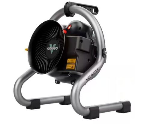 Vornado Velocity HD 1500 Watts Green Indoor Electric Fan Space Heater with Heavy Duty Construction - Lot 718JF