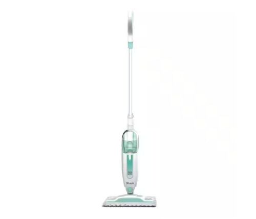 Shark Corded Steam Mop for Hard Floor Surfaces, Tile, Stone, Laminate in Blue with XL Removable Water Tank - Lot 724JF
