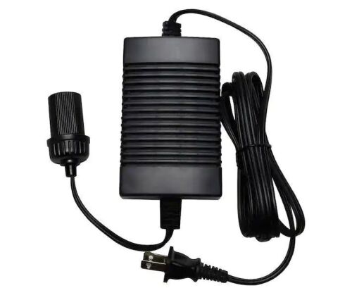 Koolatron 110 Volt AC to 12 Volt DC Power Adapter with Circuit Breaker, 12V 5A DC Power Converter - Lot 726JF