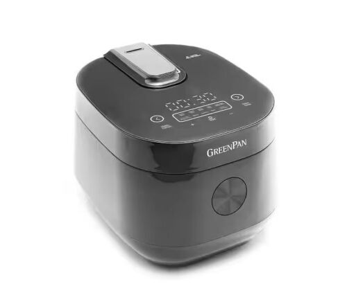 GreenPan Bistro Carb-Reducing Rice Cooker in Graphite - Lot 728JF