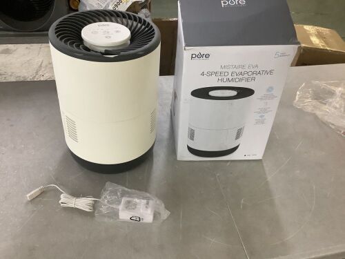 Pure Enrichment MistAire Eva 4-Speed Evaporative Humidifier - Lot 730JF