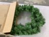 30" Pre-Lit Artificial Fir Christmas Wreath w/ LED Lights, Plug-In, PVC Tips - Thumbnail 2