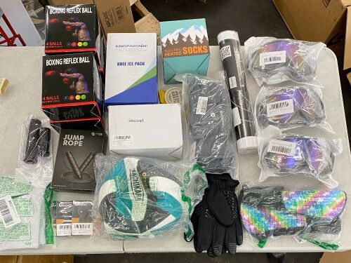 Lot of Sporting Good Items - Lot 539