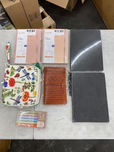 Lot of Journals/Planners, Pens & Pencil Case - Lot 534