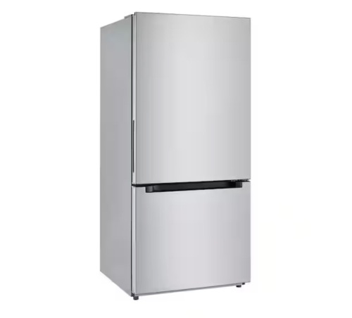 Vissani 30 in. 18.7 cu. ft. Bottom Freezer Refrigerator in Fingerprint Resistant Stainless Steel, Garage Ready
