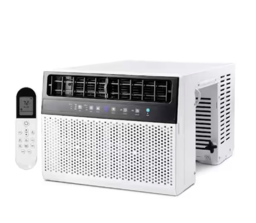 Cowsar 12,000 BTU (8,100 BTU DOE) 120-Volt Window Air Conditioner w/Dehumidifier up to 550 sq. ft. White