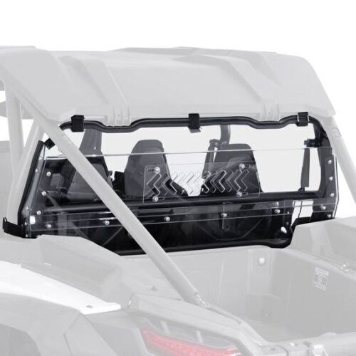 Kemimoto UTV Sliding Vented Clear Rear Windshield for 2024+ Polaris RZR XP 1000 / RZR XP4 1000
