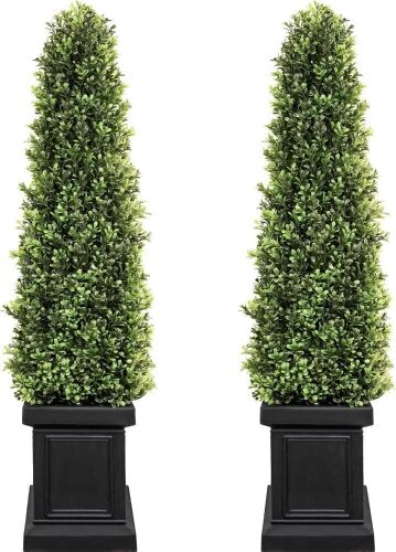 3.5ft Boxwood Outdoor Topiary Set of 2