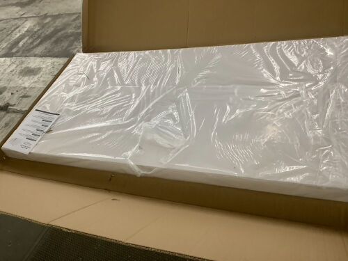 Smooth Drop Ceiling Tiles, 24" x 48", 10 Pack - 1 Damaged