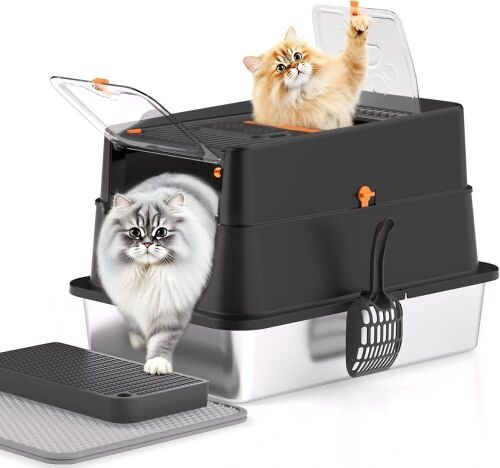 Stainless Steel Cat Litter Box