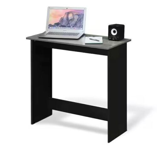 Furinno 32 in. Rectangular Oak Gary Computer Desk with Solid Wood Material