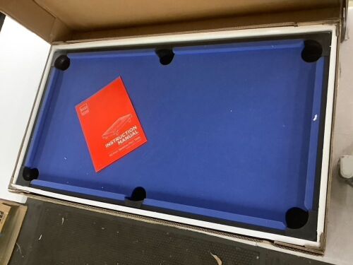 40" Tabletop Billiard Set, Pool Arcade Game Table - Incomplete