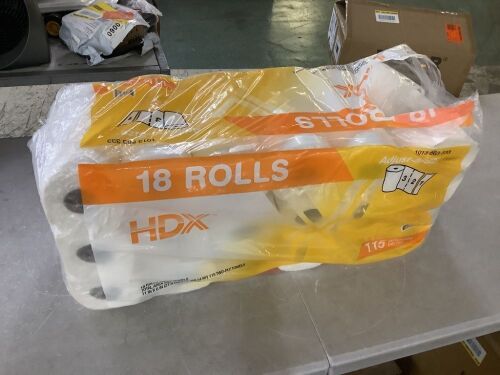 HDX Adjust-A-Size Strong Absorbent Paper Towel Roll, 18 Rolls