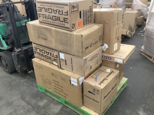 Pallet of Incomplete Toilets & Furniture - Lot 712