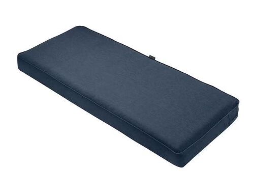 Classic Accessories Montlake FadeSafe Heather Indigo 48 in. x 18 in. Outdoor Bench Cushion - Lot 711JF