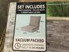 Hampton Bay 24 in. W x 24 in. D CushionGuard Deep Seat Universal Outdoor Lounge Chair Cushion in Putty - Thumbnail 4