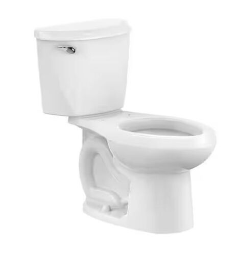 American Standard Colony 3 2-Piece 1.28 GPF Single Flush Elongated Toilet in White, Seat Not Included