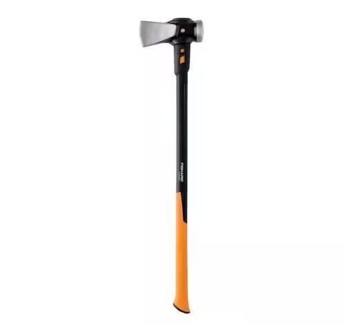 Fiskars IsoCore 8 lbs. Forged Steel Splitting Maul with 36 in. Fiberglass Core Handle