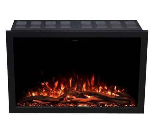 Modern Ember Highmark Traditional 38 in. Electric Fireplace Insert, Multi-Color Flames, Remote, 5118 BTU, Wi-Fi
