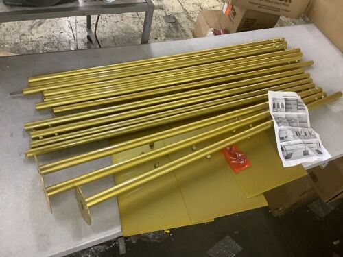 Heavy-Duty Backdrop Stand Kit with Metal Steel Base, 118.2" x 236.4" - Missing 1 Pole - Lot 618JF