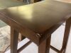 International Concepts 24 in. Walnut Wood Bar Stool - Blemish on Corner - Thumbnail 3