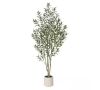 DR.Planzen 6ft Artificial Olive Tree - Thumbnail 1