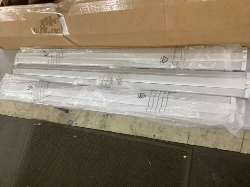 HYPERLITE 4FT LED Wraparound Light 6600LM, 60W/50W/40W, 4000K, 3 Pack